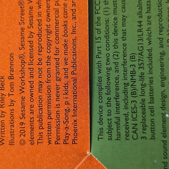 SING AND PLAY SONGBOOK AND CUDDLY COOKIE MONSTER. NEW IN BOX. - Picture 8 of 8